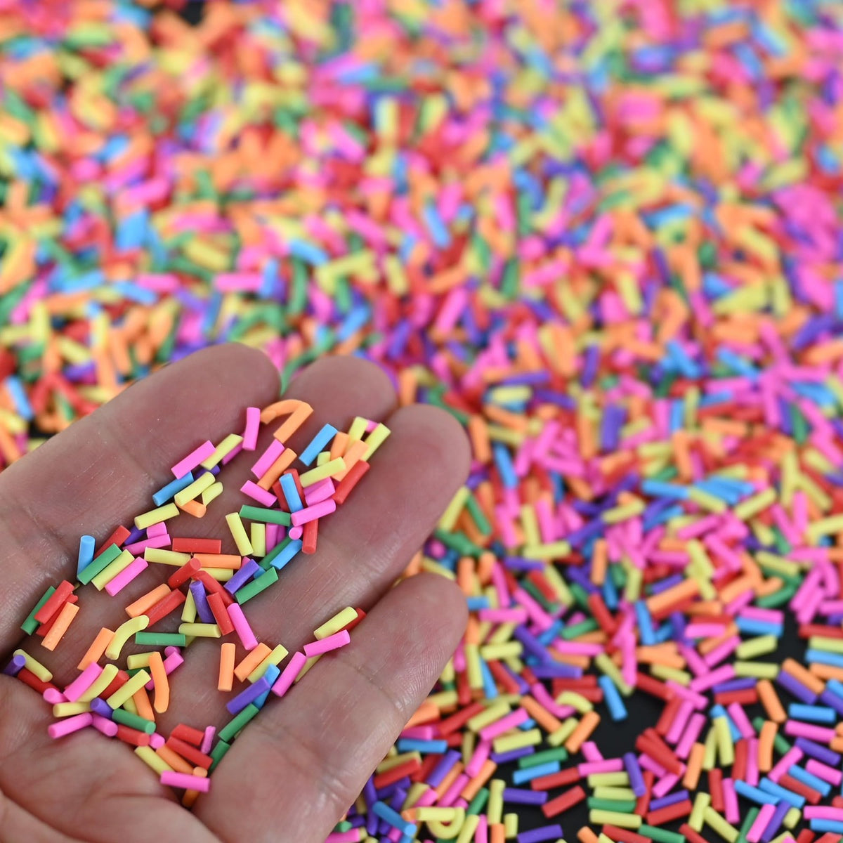 Fake Sprinkles 110g Non-Edible Polymer Clay for Crafts & Decor