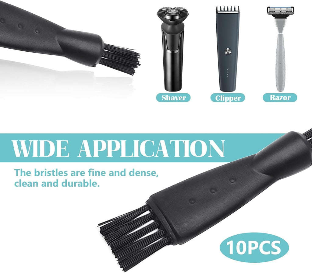 10 Pack Electric Razor Cleaning Brushes Double-Sided for Shaver & Clipper Maintenance