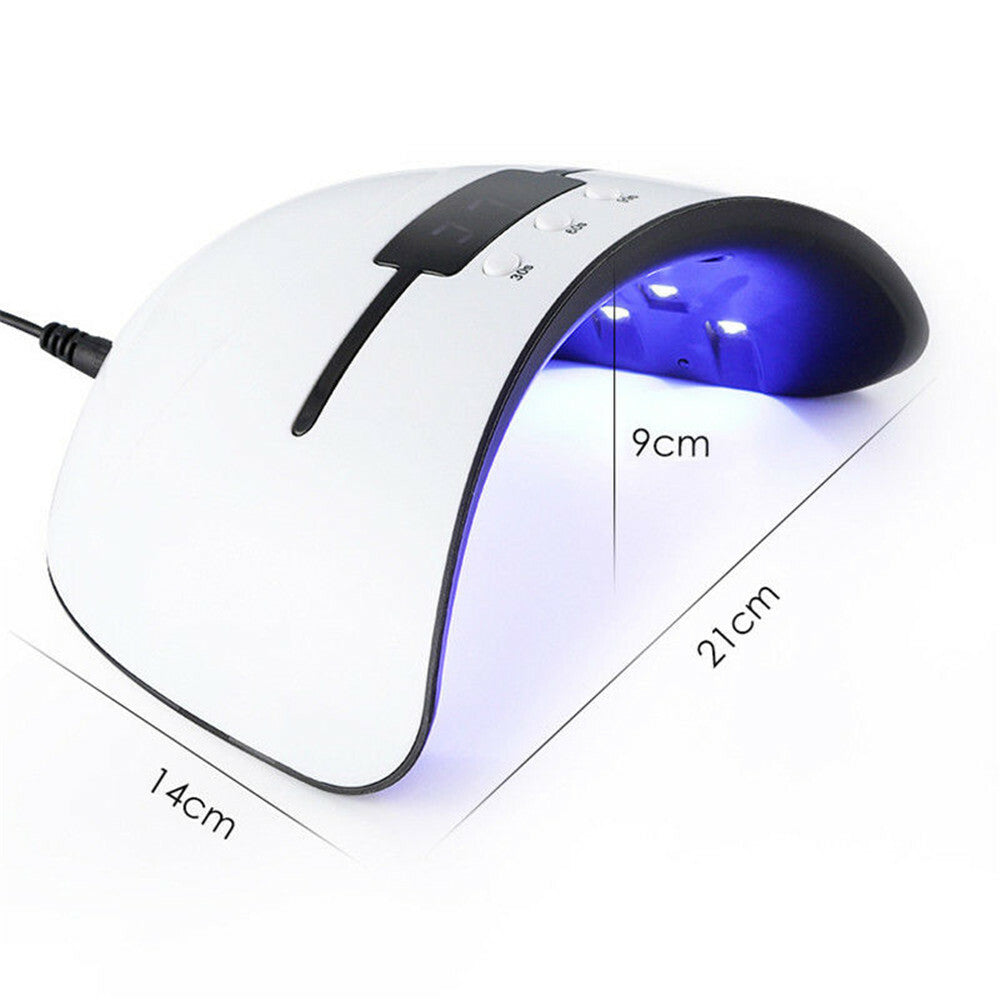 36W UV LED Nail Polish Dryer Lamp with Timer for Gel Manicure