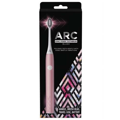 Sonic Power Toothbrush with Travel Case and Battery - Pink