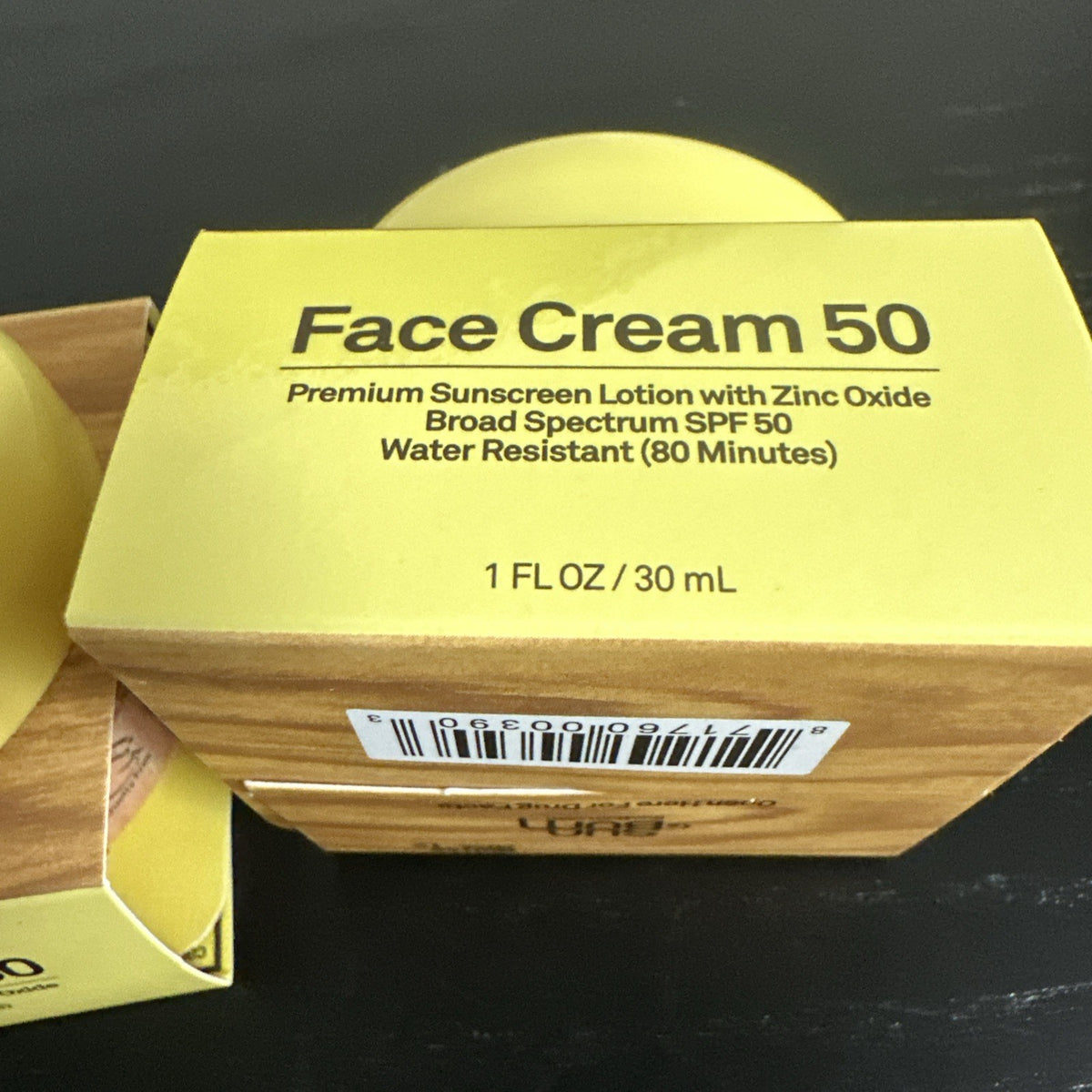 Water-Resistant SPF 50 Zinc Oxide Sunscreen Lotion for Face - Pack of 2