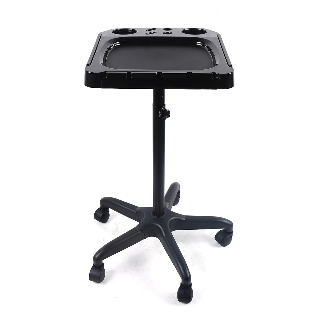 Salon Rolling Cart with Wheels - Adjustable Hairdresser Storage Trolley