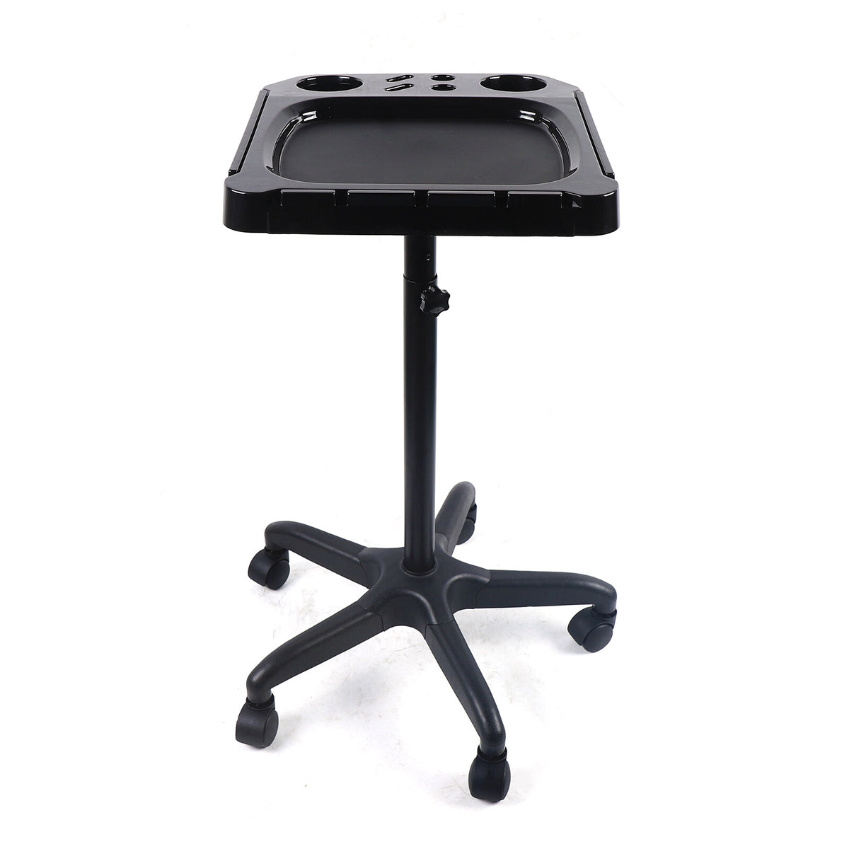 Salon Rolling Cart with Wheels - Adjustable Hairdresser Storage Trolley