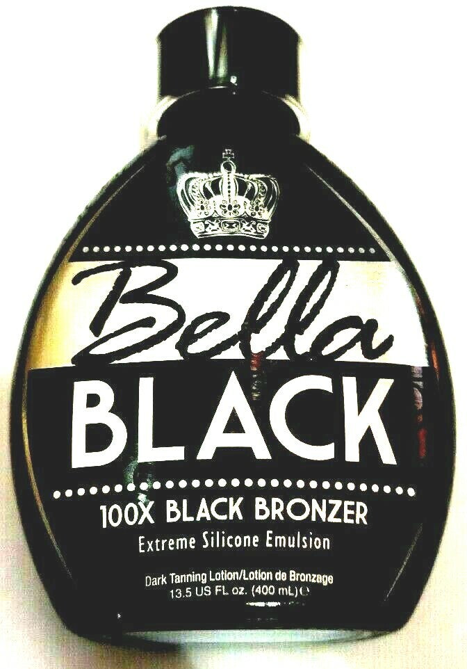 Black Bronzer Tanning Lotion for Indoor & Outdoor Use - Silicone DHA Formula