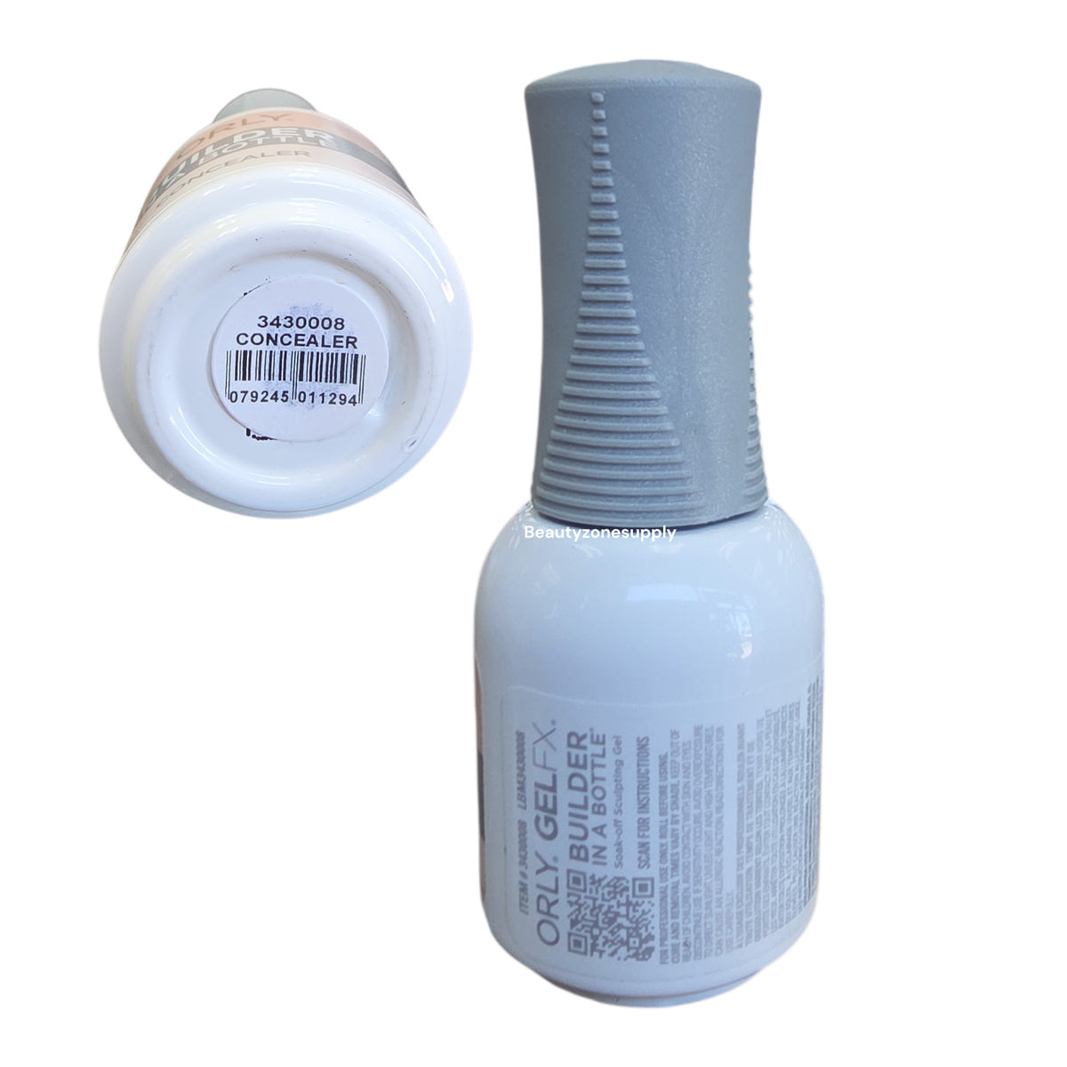 Gel Builder Nail Concealer - Natural Nude Finish, 0.6 Fl Oz