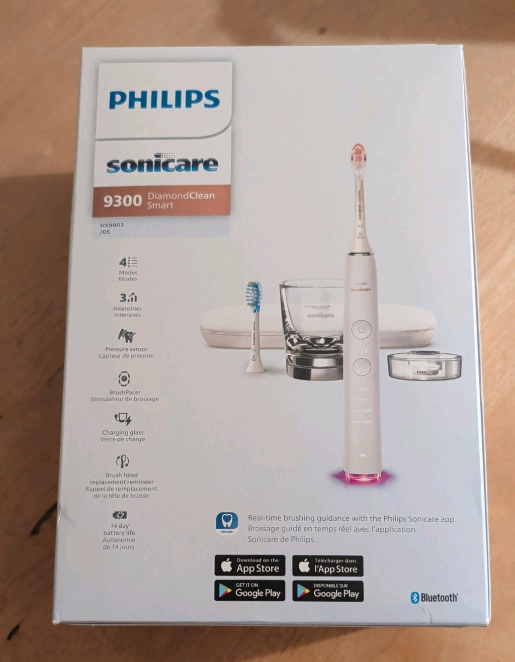 Electric Sonic Toothbrush with Bluetooth - DiamondClean Smart 9300 Black