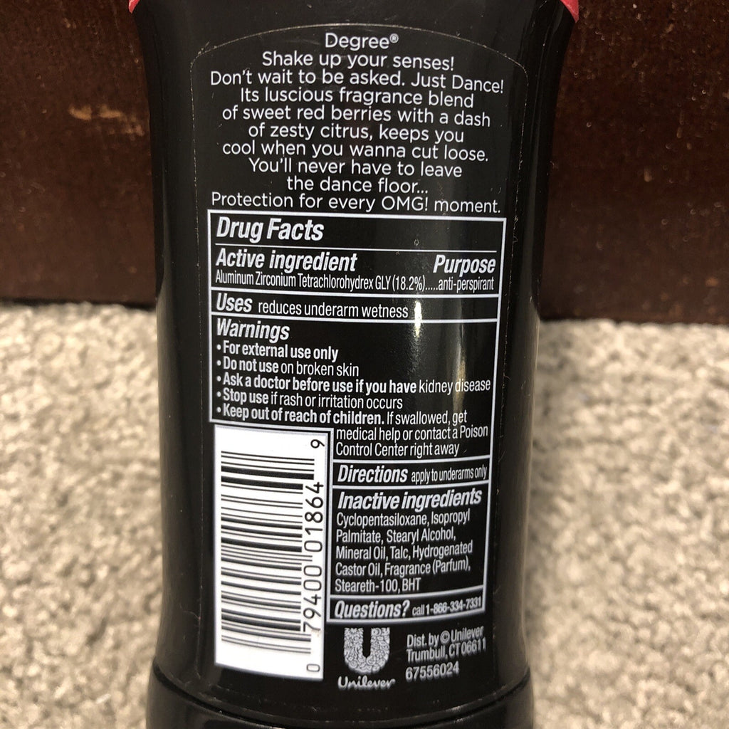Degree Girl Just Dance Invisible Solid Antiperspirant Deodorant 2.6oz