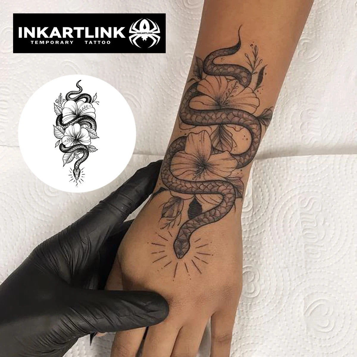 Waterproof Temporary Tattoo Sticker Lasts 15 Days - Semi-Permanent Body Art