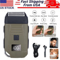 Men's USB Rechargeable Electric Shaver Trimmer Razor for Hair and Beard