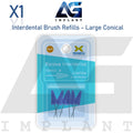 Dental Orthodontic Interdental Brush Refills - Floss Tooth Hygiene 6pcs