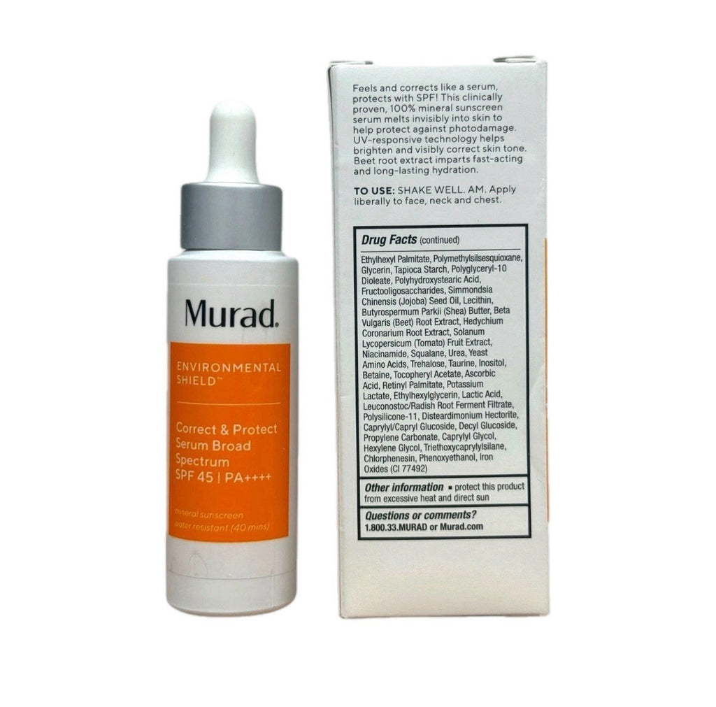 Murad Correct & Protect SPF45 Face Serum 1oz/30mL Environmental Shield