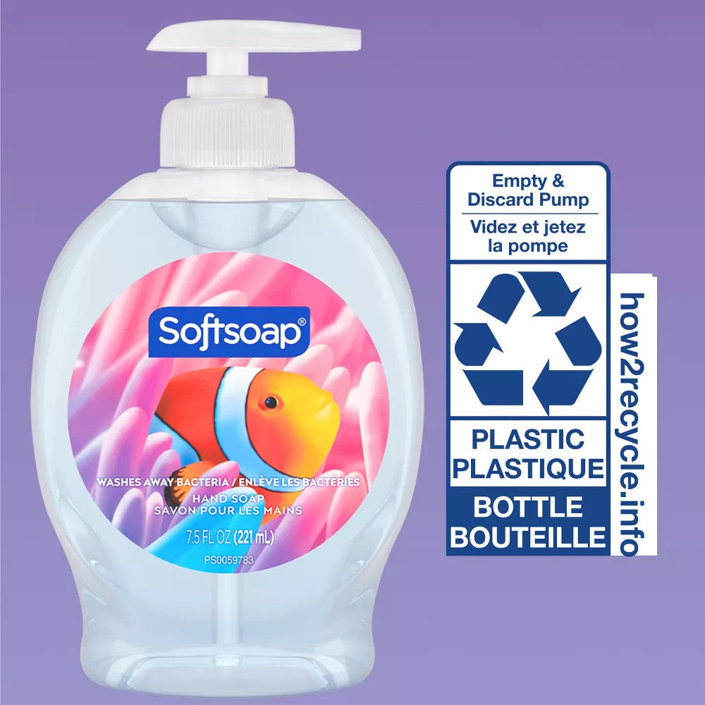 Liquid Hand Soap with Moisturizing Formula - 6 Bottles 7.5 Oz