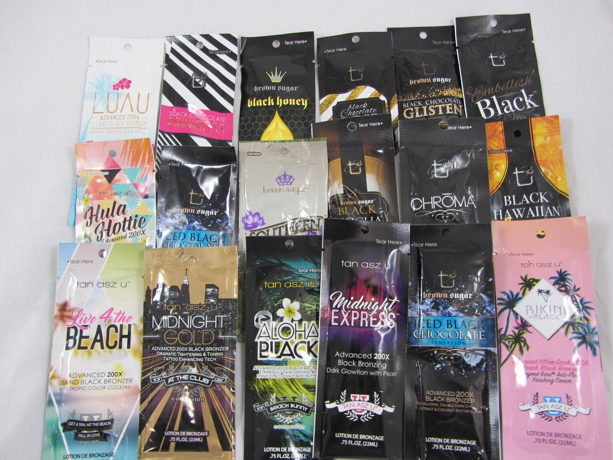 5 Pack Tanning Lotion Samples - 200X Bronzers for Instant & Long-Lasting Color