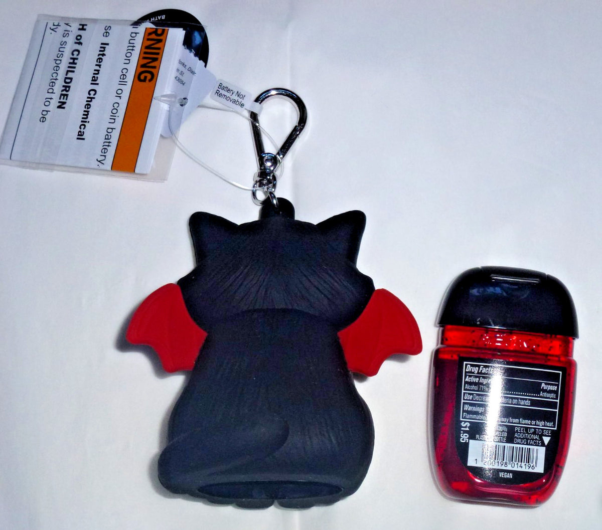 Halloween Pocket Bac Hand Sanitizer Holders with Refills - Set of 4