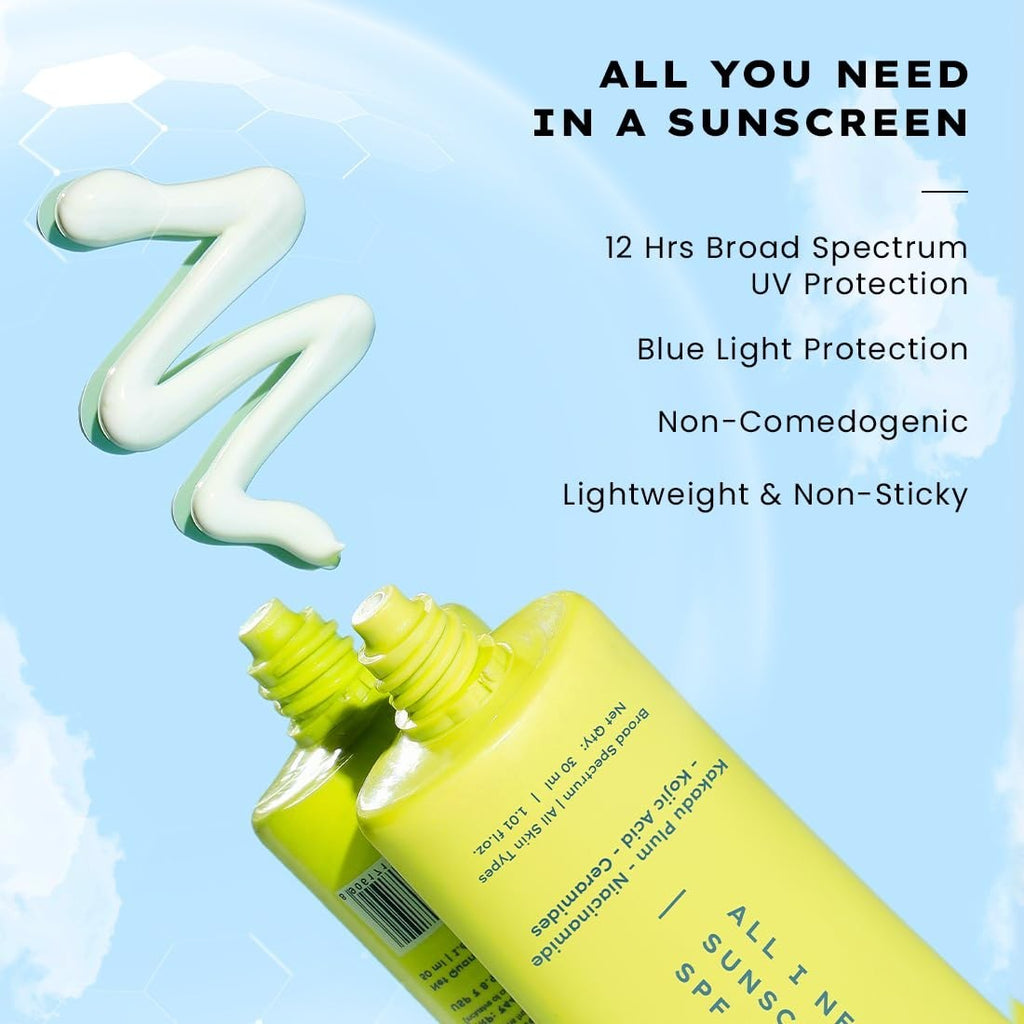 Hyphen All I Need SPF 50 PA++++ Sunscreen with Niacinamide & Kakadu Plum - 30ml