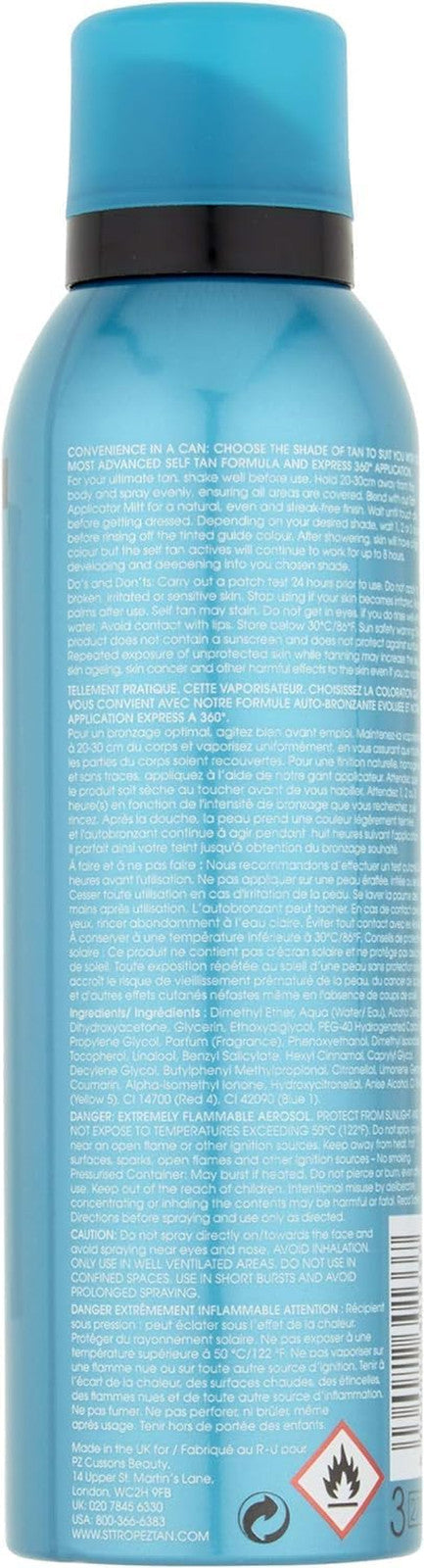 Self Tanner Bronzing Mist - Natural Sunless Tanning Spray, 6.7 Fl Oz