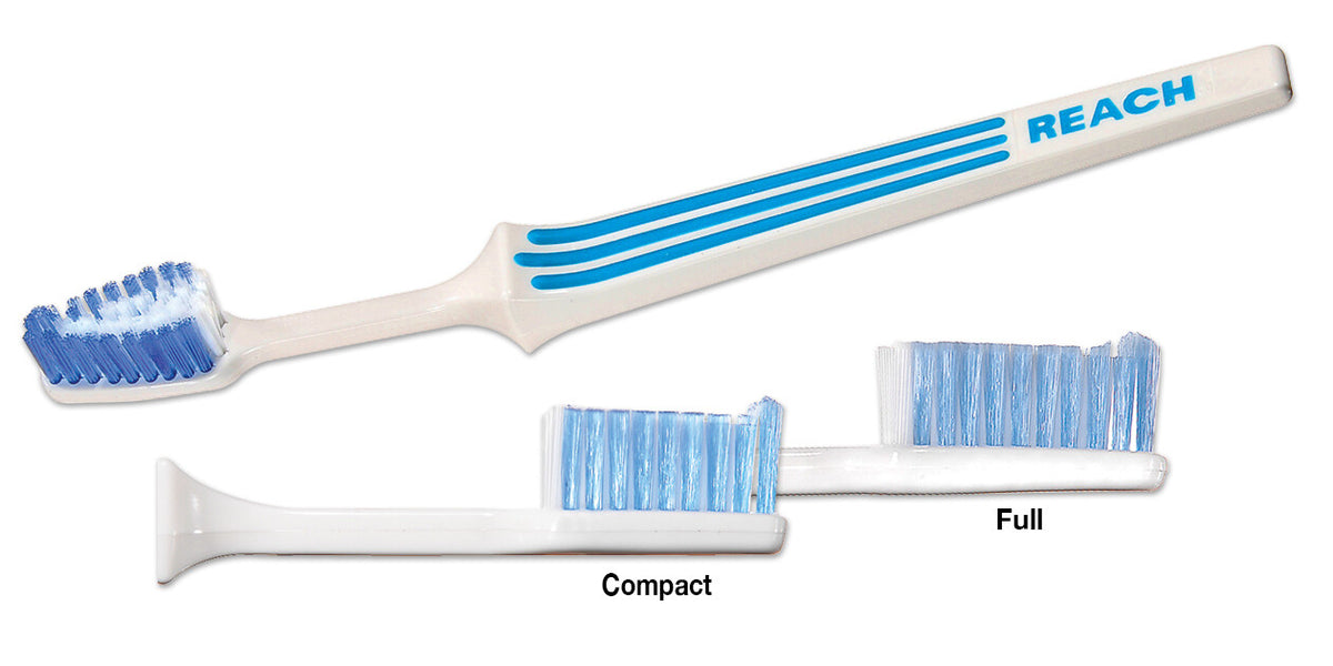 Adult Soft Compact Toothbrushes Pack of 72 - Reach Advanced Design