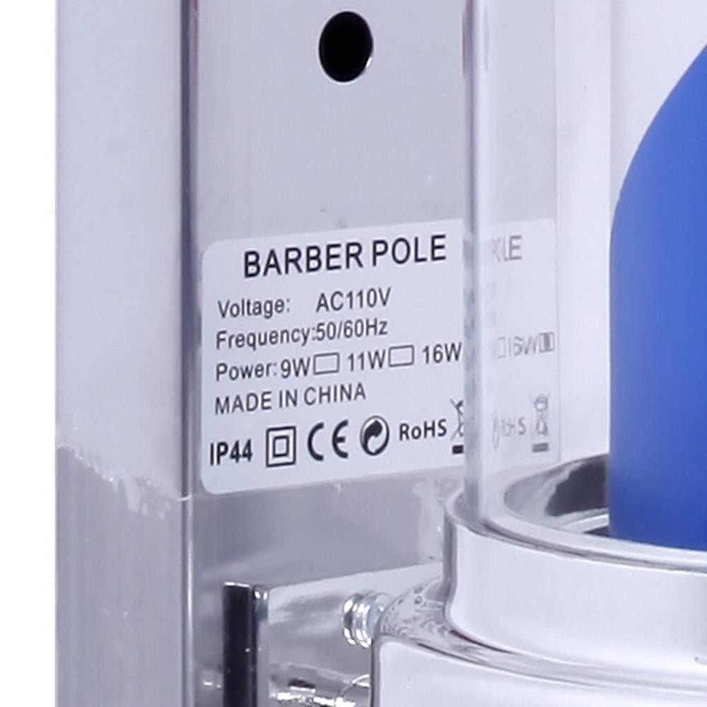 32-Inch Rotating Tri-Color Salon Light with ABS and Iron Construction