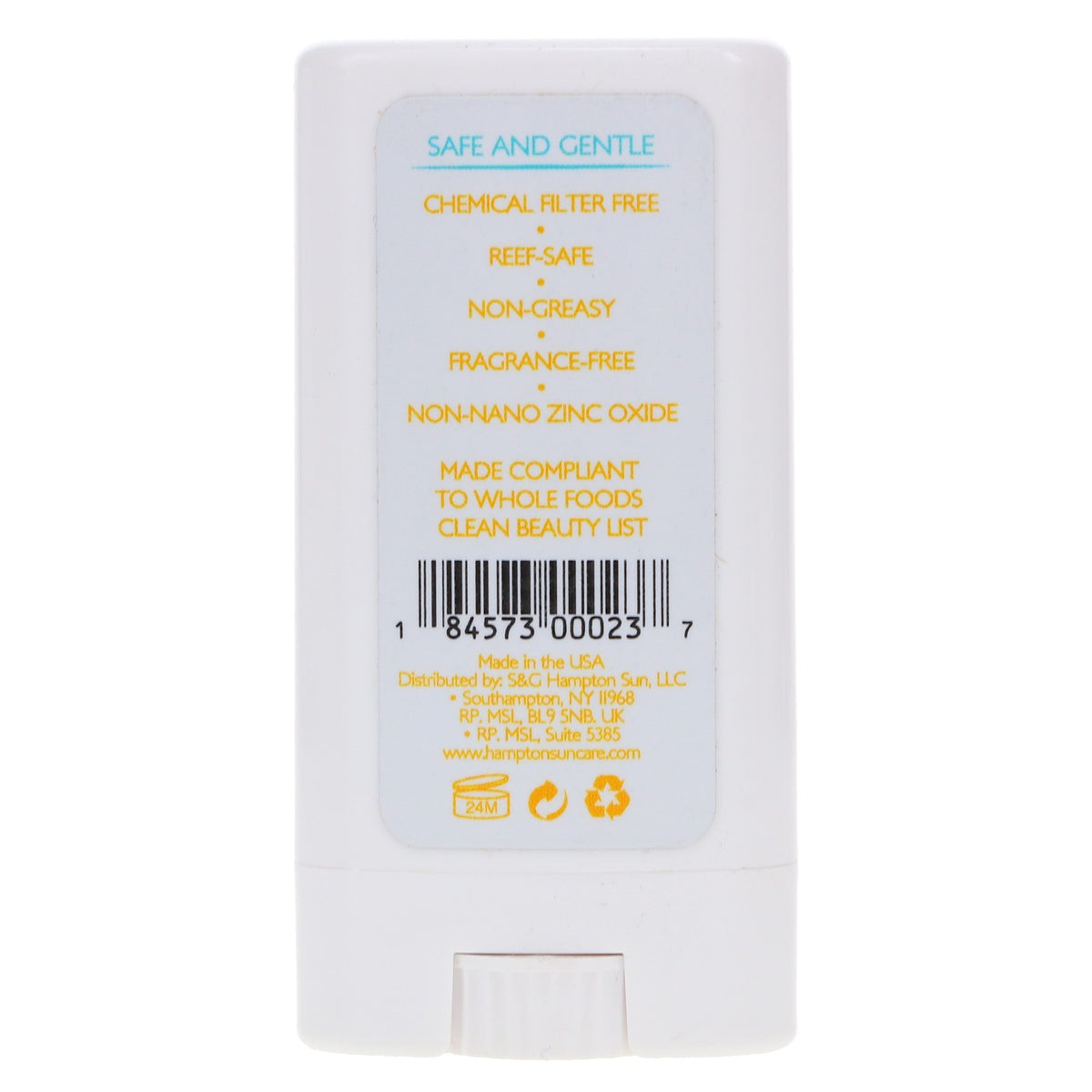 Kids Mineral Face Stick SPF 50 Sunscreen - Gentle, Chemical-Free Sun Protection