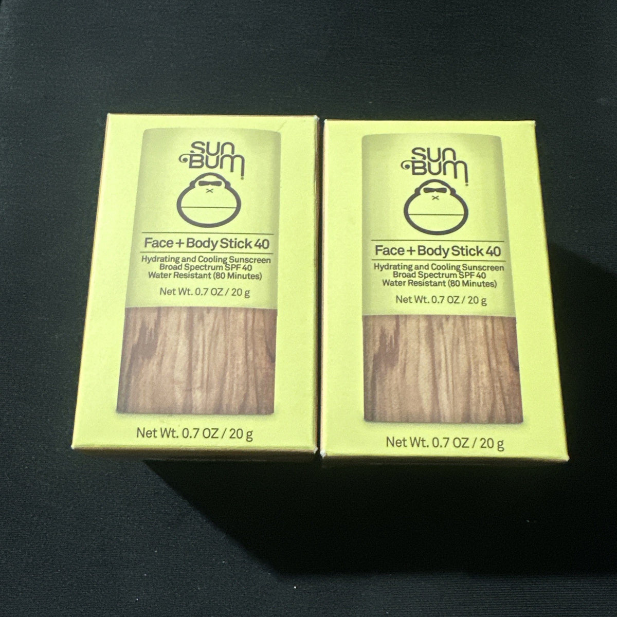 Sun Bum SPF 40 Face and Body Sunscreen Stick Lot of 2
