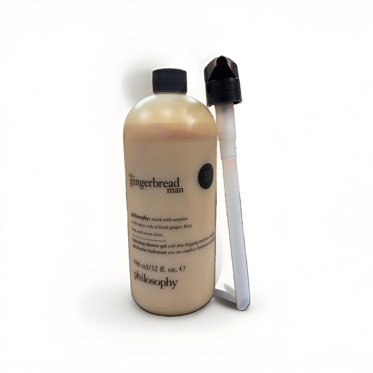 Philosophy Gingerbread Man Shower Gel & Bubble Bath - 32 Oz Sealed