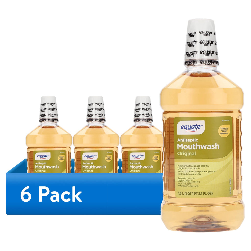 Antiseptic Mouthwash 1.5L - Fresh Breath, Plaque & Gums Care