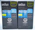 Braun 3-In-1 Shaver Care Set Lemon Fresh 2-Pack - No Expiry