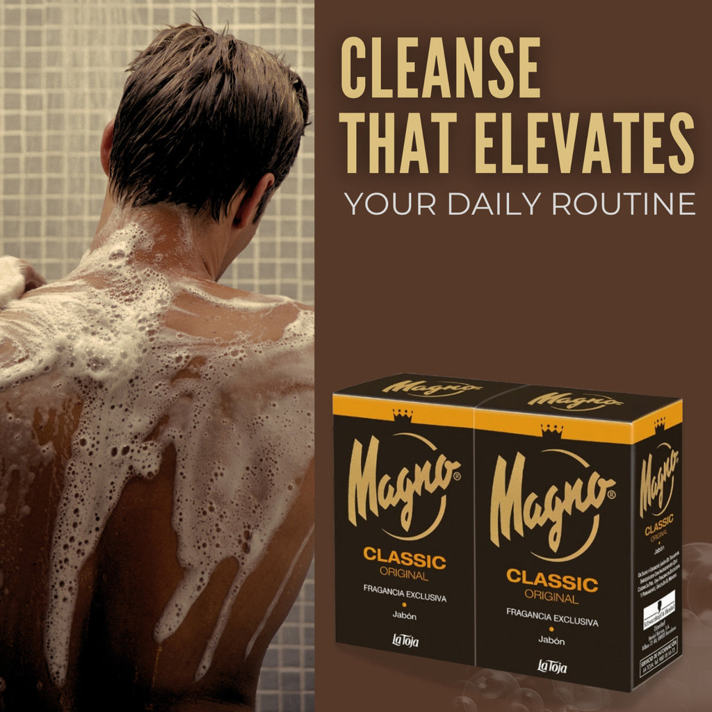 Men's Classic Bar Soap 4-Pack - Masculine Scent, 100g