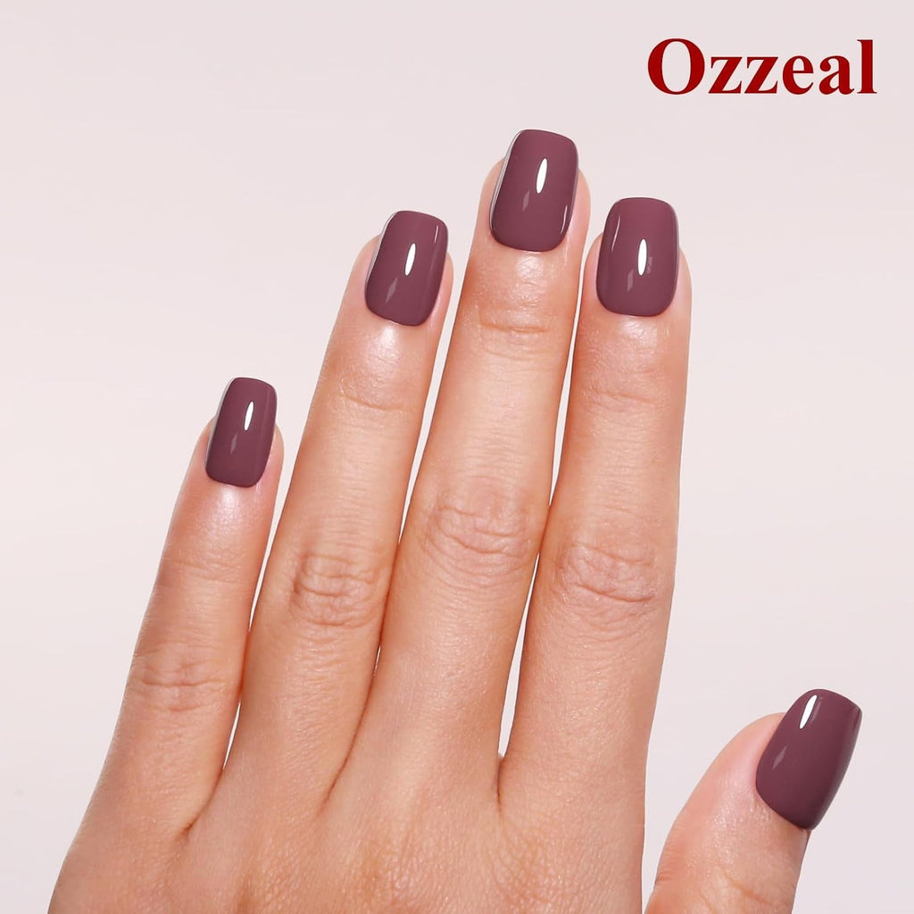Coffee Brown Gel Nail Polish - Long Lasting 0.5 Fl Oz UV & LED Soak Off