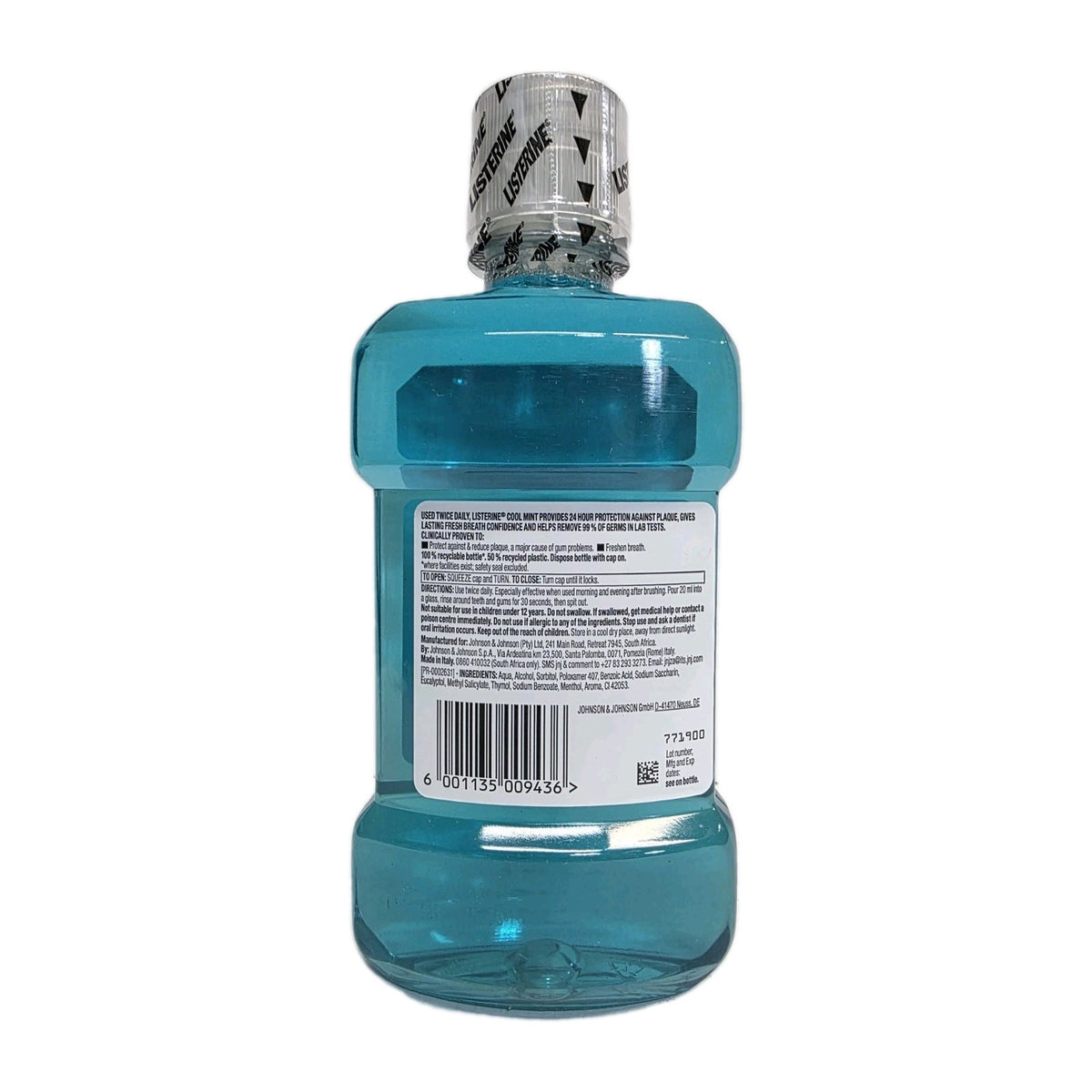 Pack of 6 Mint Mouthwash Bottles - 250ml | Fresh Breath Oral Care