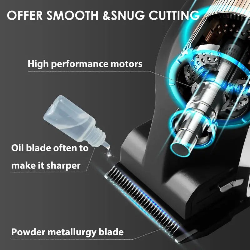 Cordless Hair Trimmer Professional Electric Clipper for Grooming