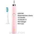 Electric Toothbrush Handle and Smart Replacement Head Set for Philips Sonicare HX939P