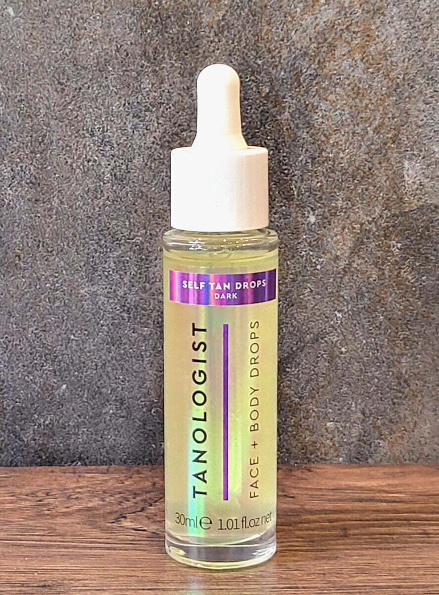 Self Tanning Drops Dark for Face and Body - 1.01 oz