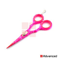 Professional Hair Cutting Scissors Shears for Hairdressing & Grooming - Pink, 4.5-6 Inches
