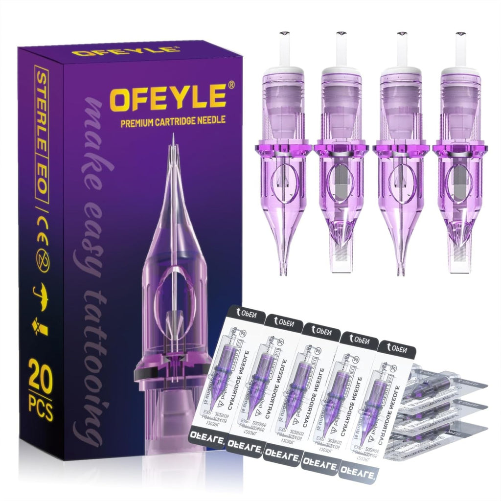 Tattoo Cartridge Needles Set for Pen Machine – Round Liner & Shader Tips