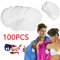 Disposable Underarm Sweat Pads Stickers - Absorbing, Stain-Free, 100 Pack