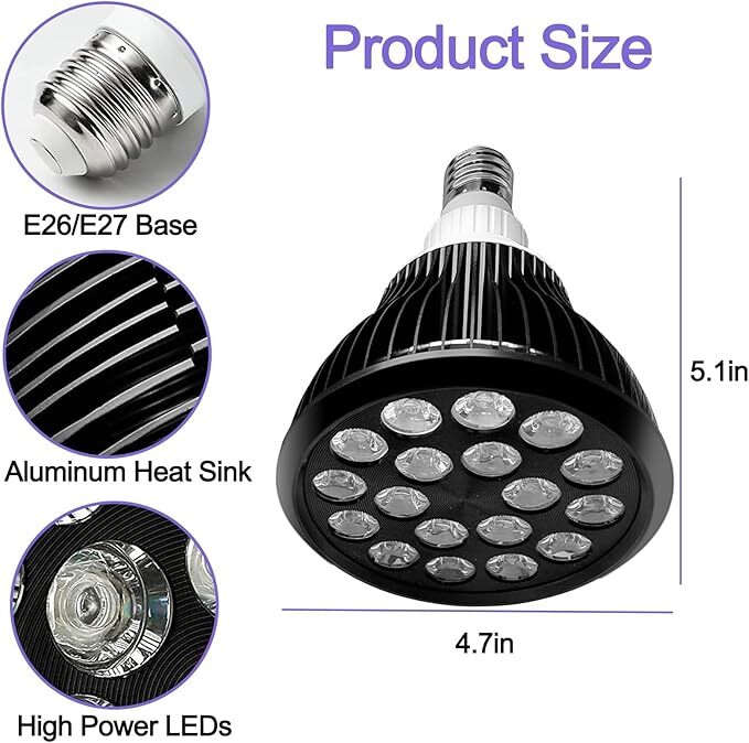 Facial Tanning Light Therapy Lamp Purple Sun Solarium for Skin Bronzer