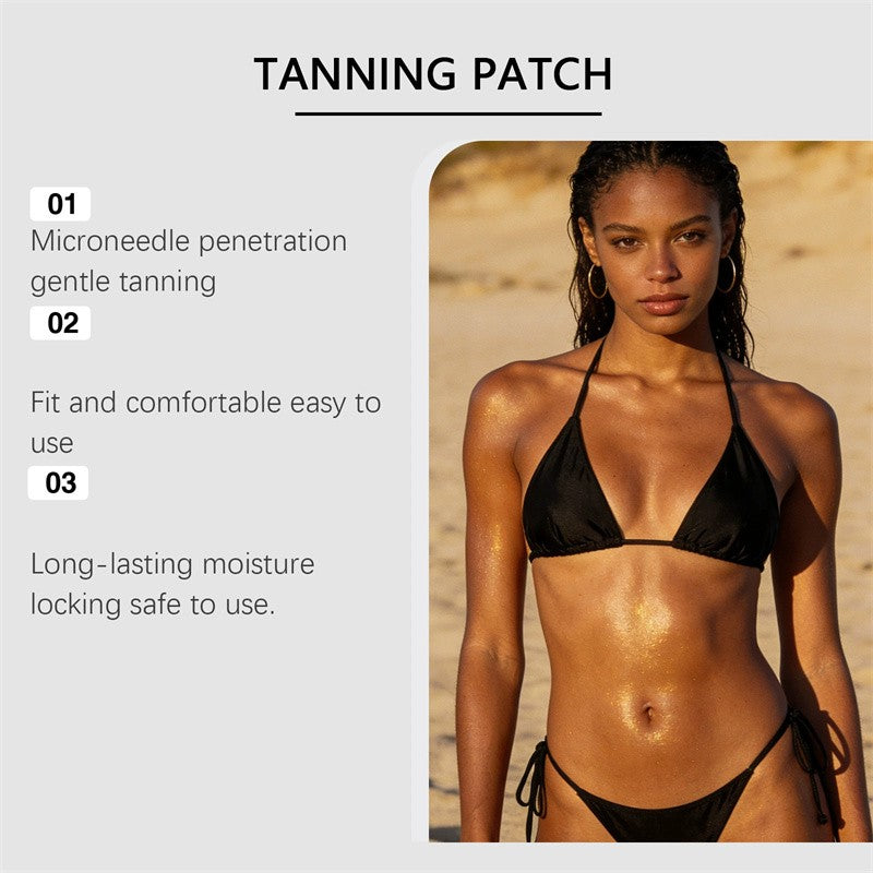 Sun-Free Micro-Needle Tanning Patches for Safe Natural Glow
