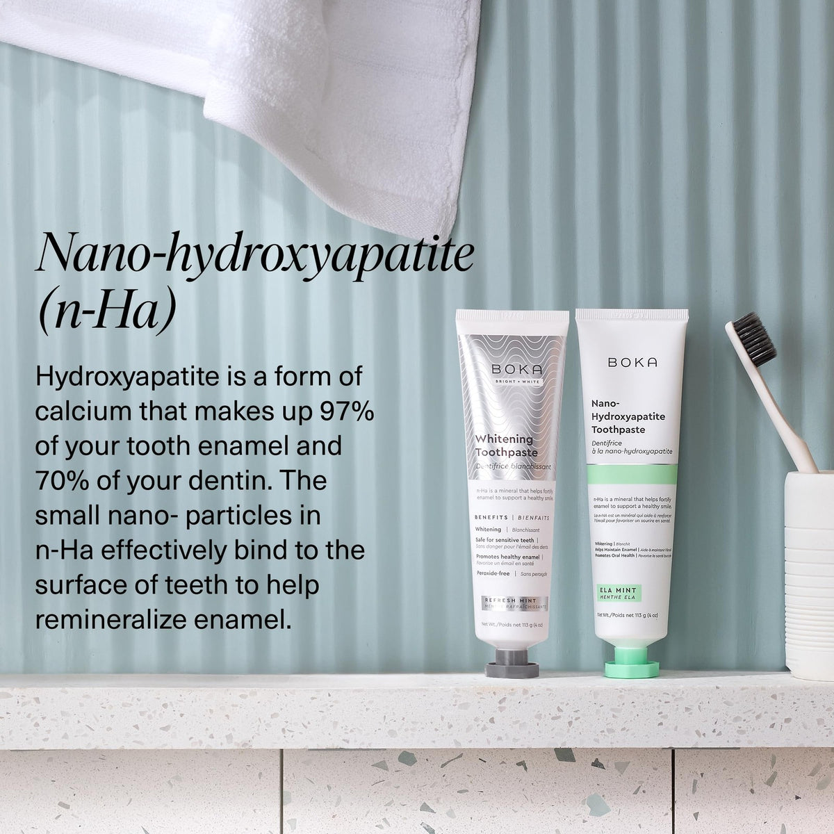Fluoride-Free Toothpaste with Nano Hydroxyapatite for Enamel Repair & Gum Health