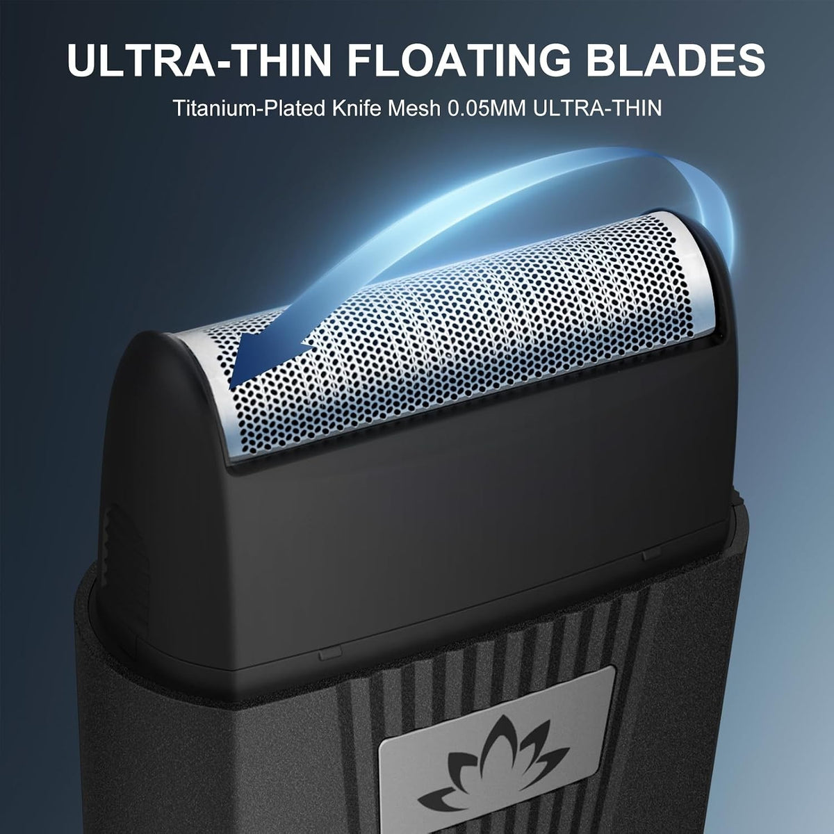 Men's Foil Electric Shaver with Powerful Motor & Head Trimmer - Cordless Rechargeable
