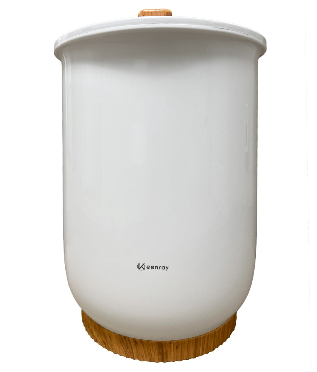 Large Towel Warmer Bucket Style - Rapid Heating, White, 20L Capacity