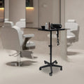 Height Adjustable Salon Tray Cart for Hair Extensions & Styling