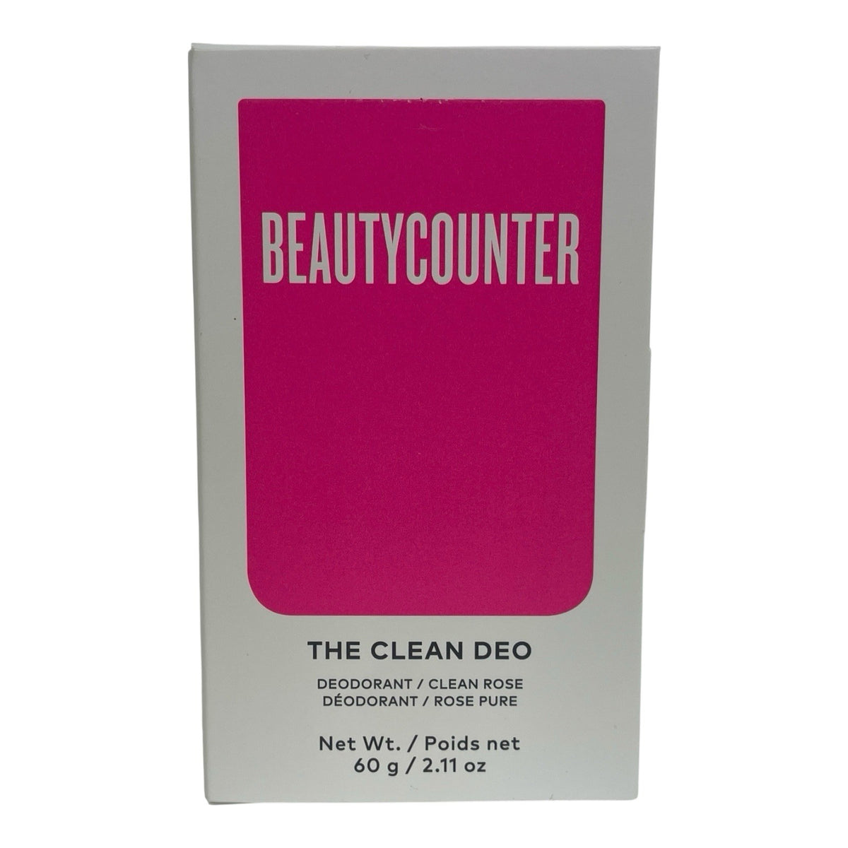 Natural Deodorant Stick with Clean Rose Scent - 60g, Aluminum-Free