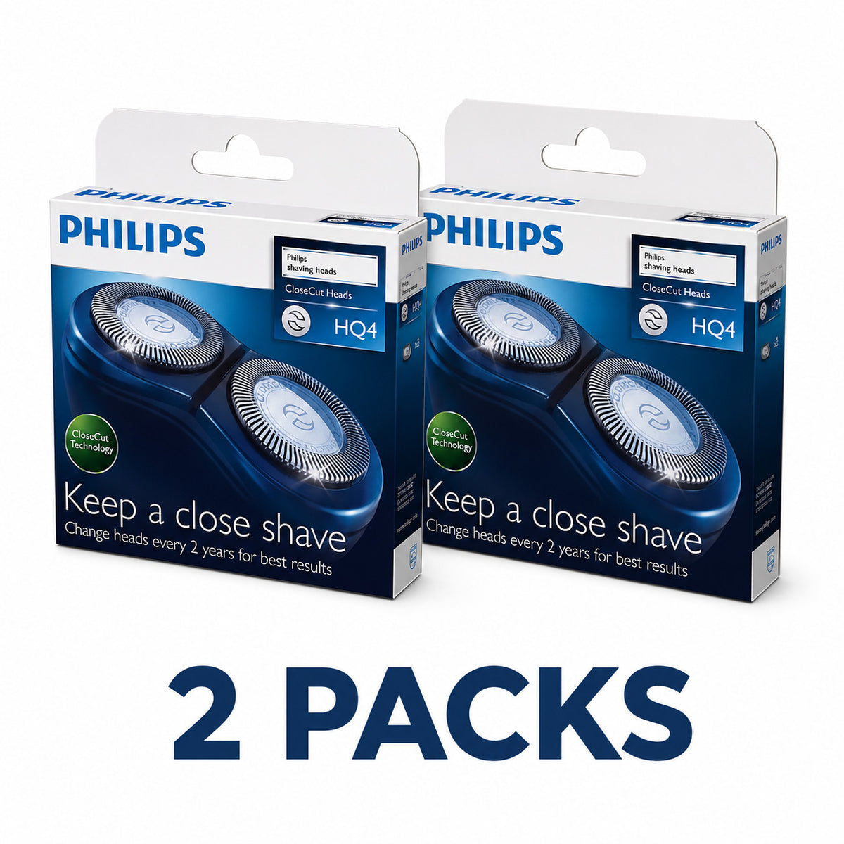 2 Pack Rotary Shaver Heads Compatible with Philips Norelco HQ55 HQ56 HQ4 HQ3