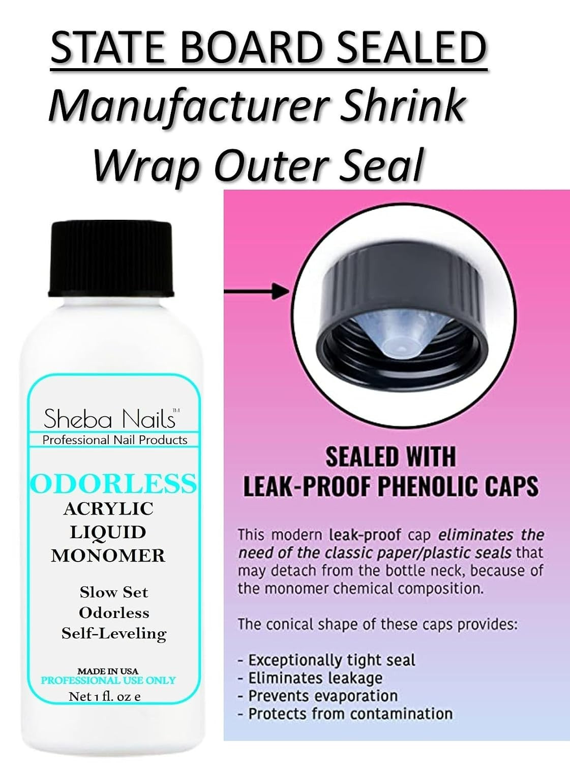 Odorless Acrylic Nail Kit for Nail Technician Exams - Easy Application