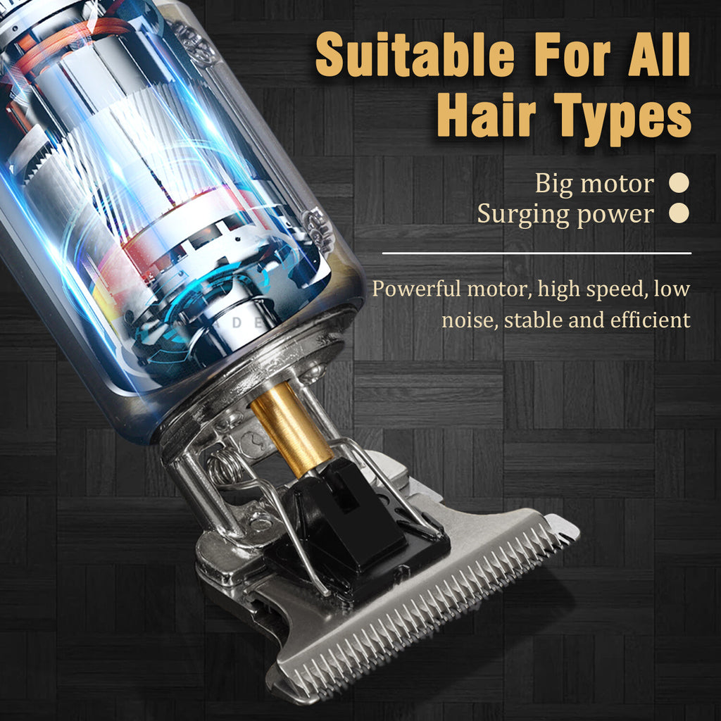 Portable Electric Razor for Men Trimmer Hair Remover Shaver - Cordless & Compact