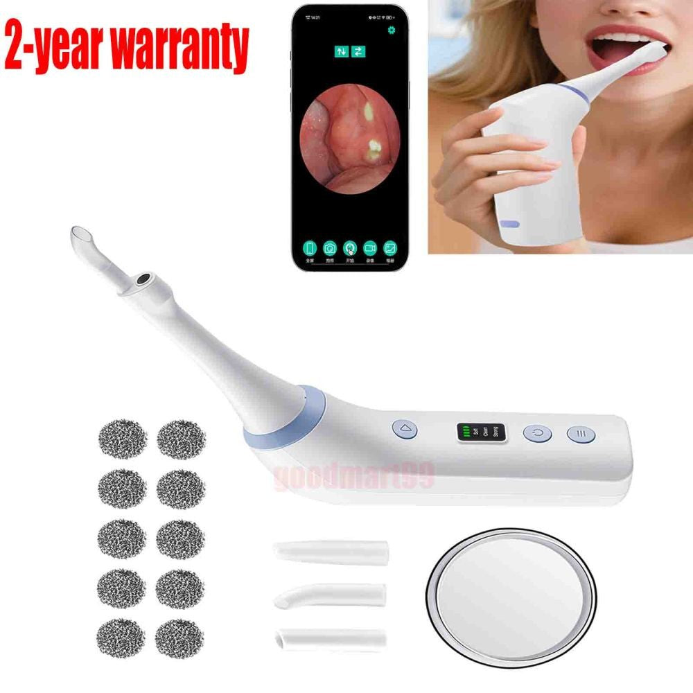 Electronic Tonsil Stone Remover with HD Camera & Suction Kit