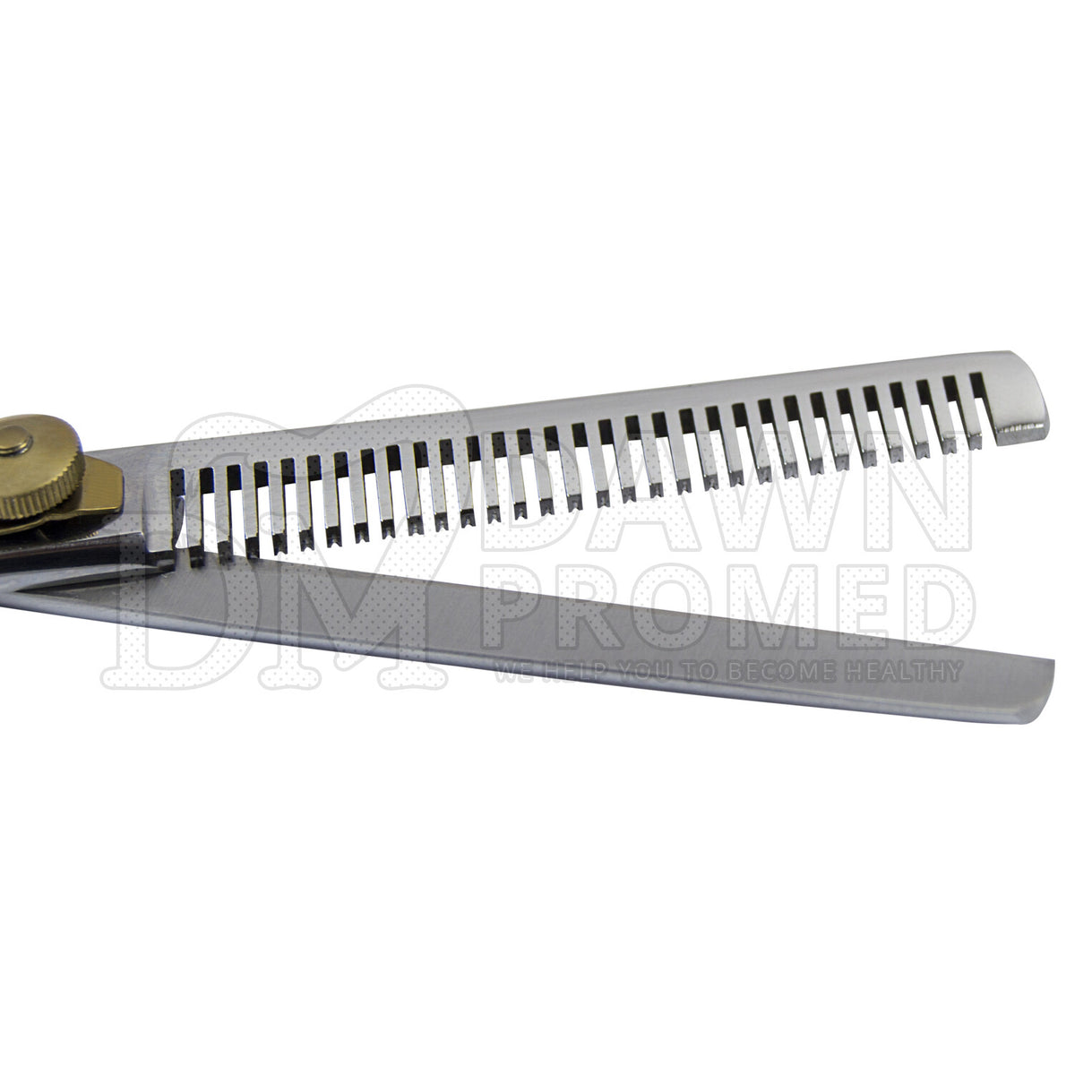 Professional Hair Thinning Scissors 6.5 Inch with Gold Tension Screw - German Steel