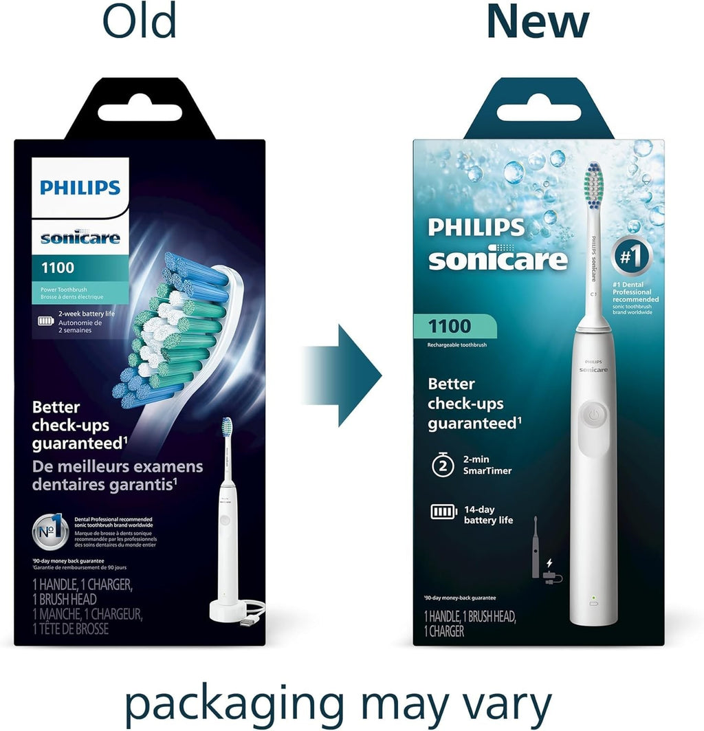 Electric Toothbrush 1100 Series with Sonic Cleaning & Timer
