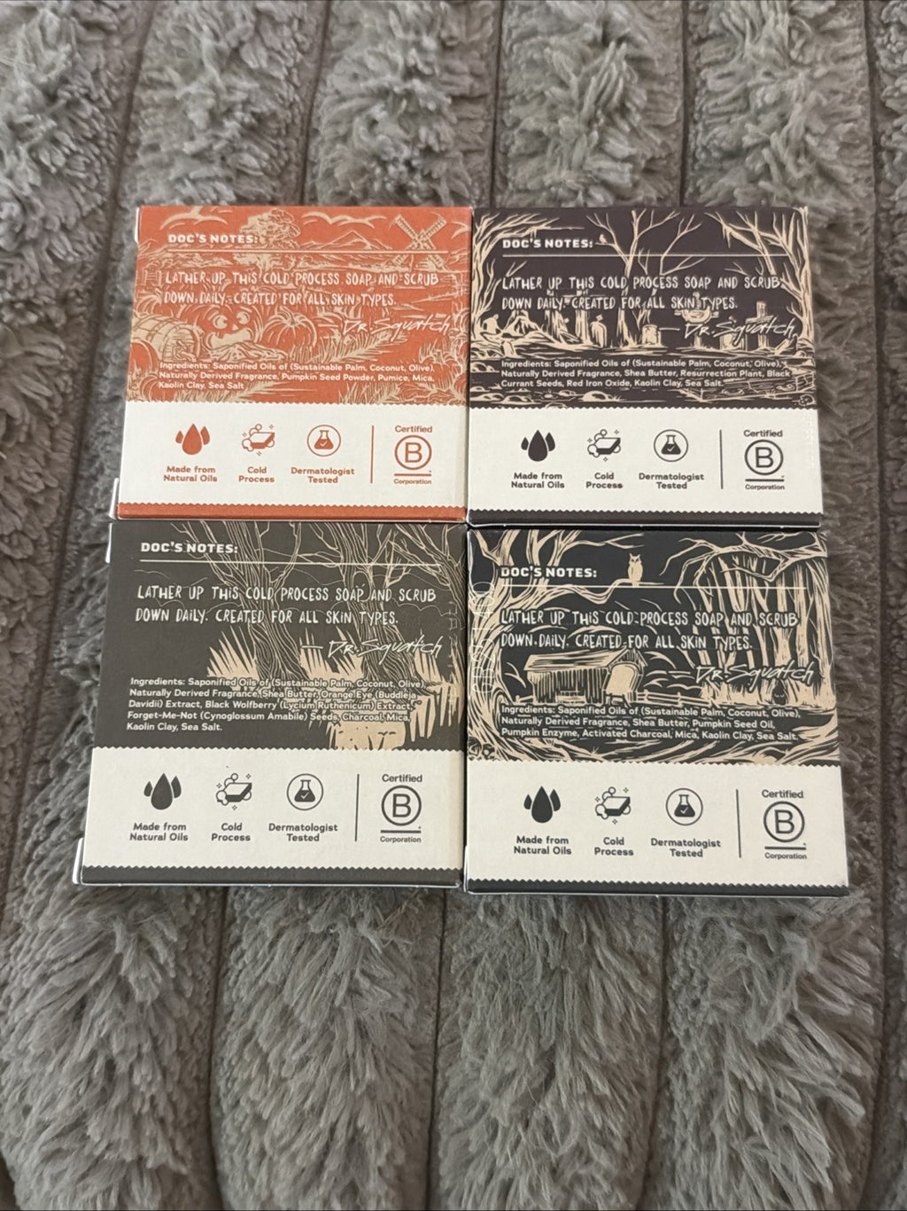 Limited Edition Halloween Body Soap Bundle - 4 Bars
